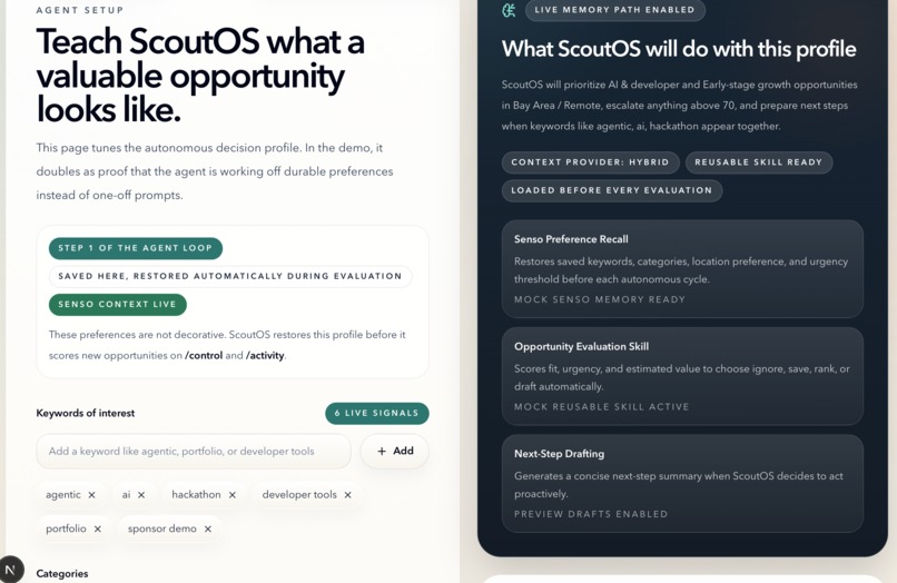 scoutOS – screenshot 1