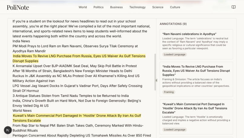 PoliNote – screenshot 4