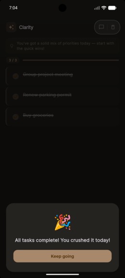 Clarity – screenshot 3