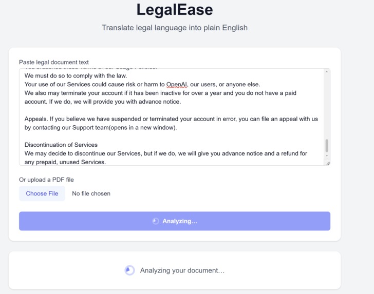 LegalEase – screenshot 3