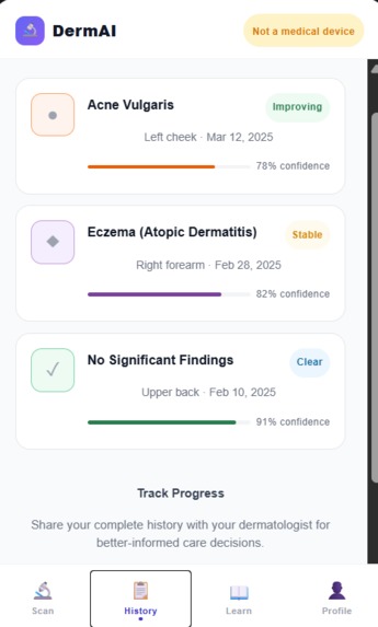 DermAI – screenshot 2
