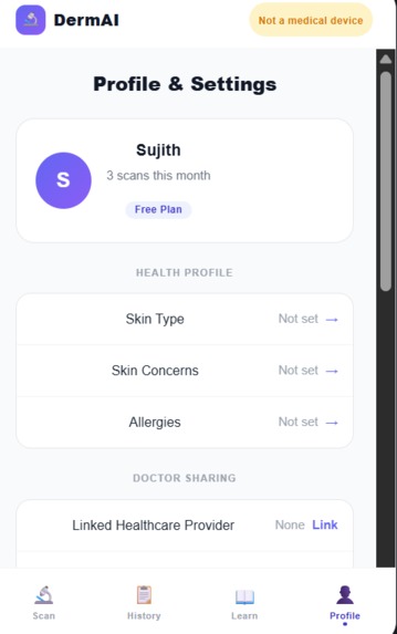 DermAI – screenshot 4
