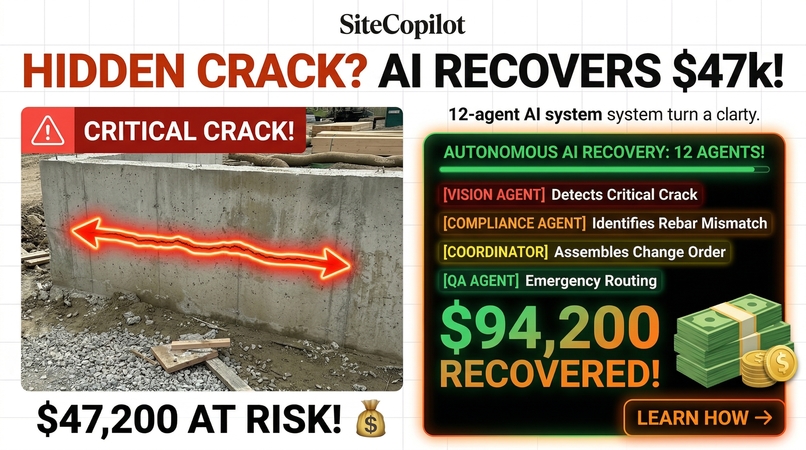   SiteCopilot — Autonomous Revenue Recovery for Construction – screenshot 1