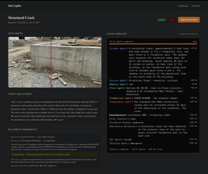   SiteCopilot — Autonomous Revenue Recovery for Construction – screenshot 4