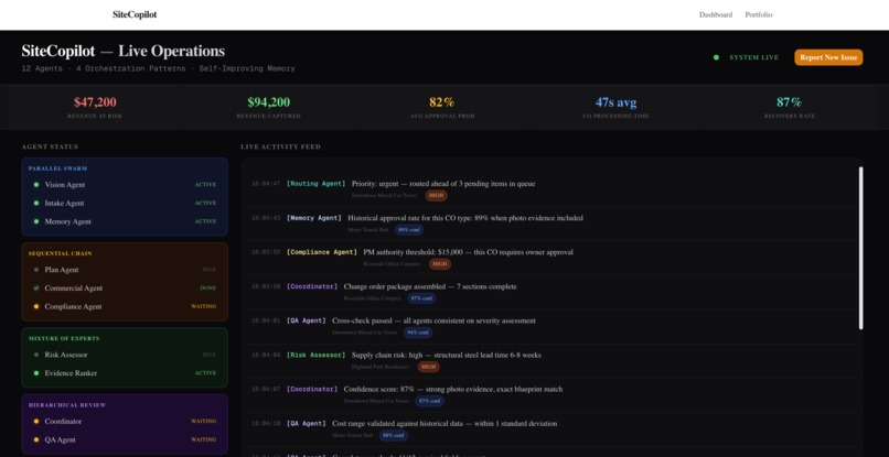   SiteCopilot — Autonomous Revenue Recovery for Construction – screenshot 6