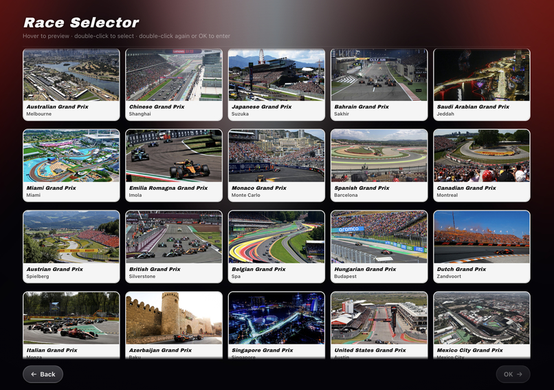 RaceLive – screenshot 2