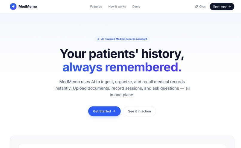 MediMemo – screenshot 1