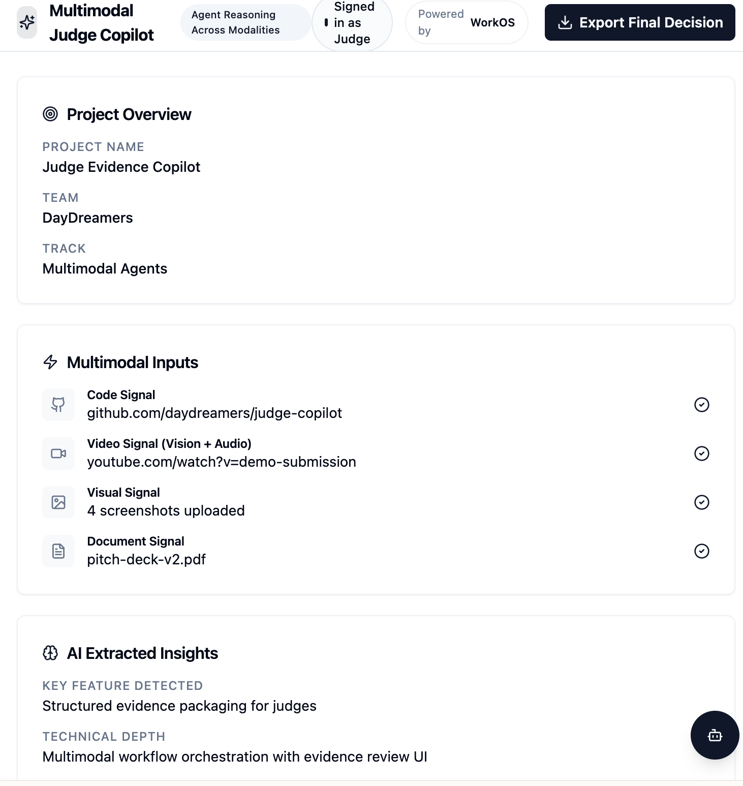 Judge Angel | Devpost