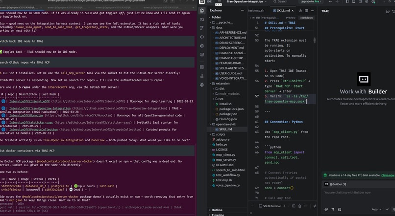 TRAE-OpenClaw Integration – screenshot 1