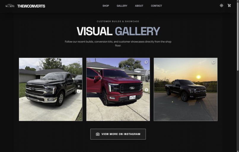 Thewconverts LLC Website – screenshot 2