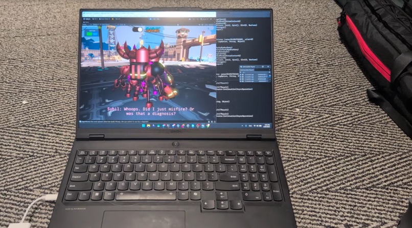 AgentRaver: Emergence in a Networked 3D World  – screenshot 2