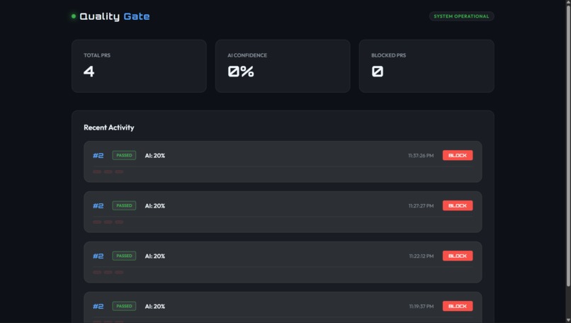 Quality Gate – screenshot 1