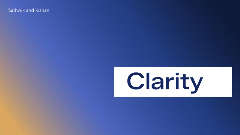 Clarity – screenshot 1