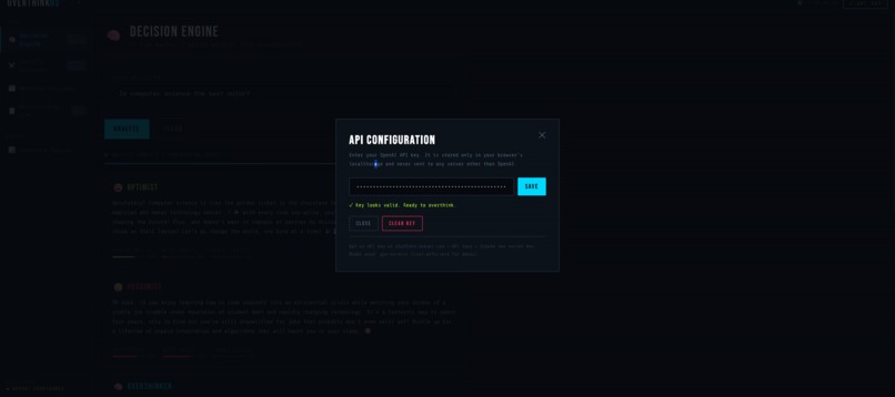 OverThinkOS – screenshot 5