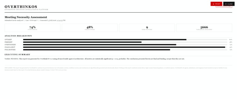 OverThinkOS – screenshot 6