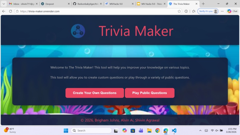 Trivia Maker – screenshot 1