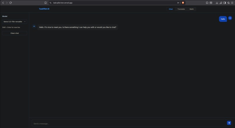 TaskPilot AI – screenshot 1