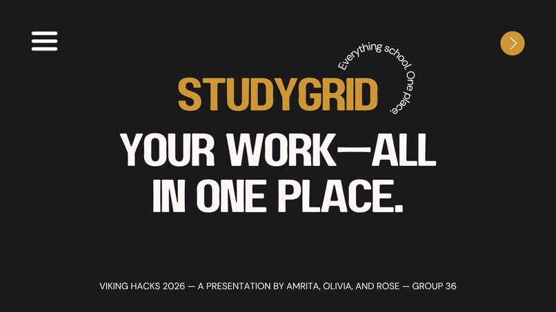 StudyGrid --- Team 36 – screenshot 1