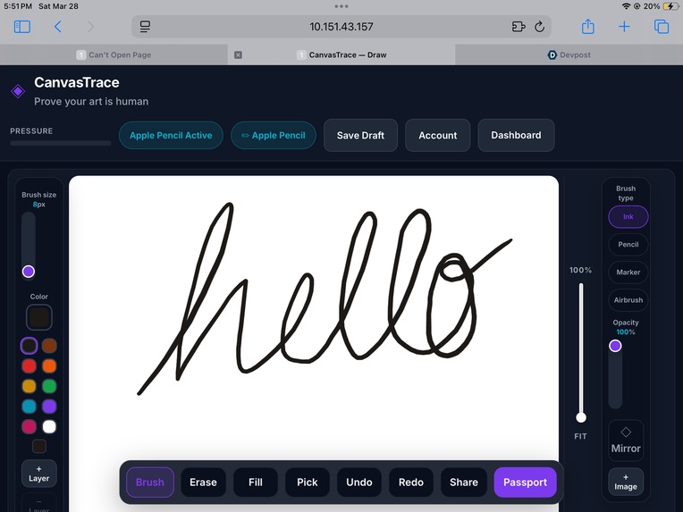 CanvasTrace Team#18 – screenshot 2