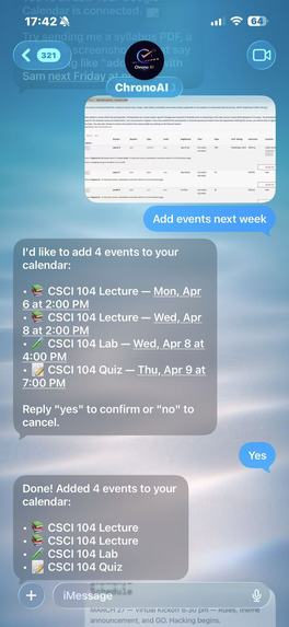 Chrono AI – screenshot 1