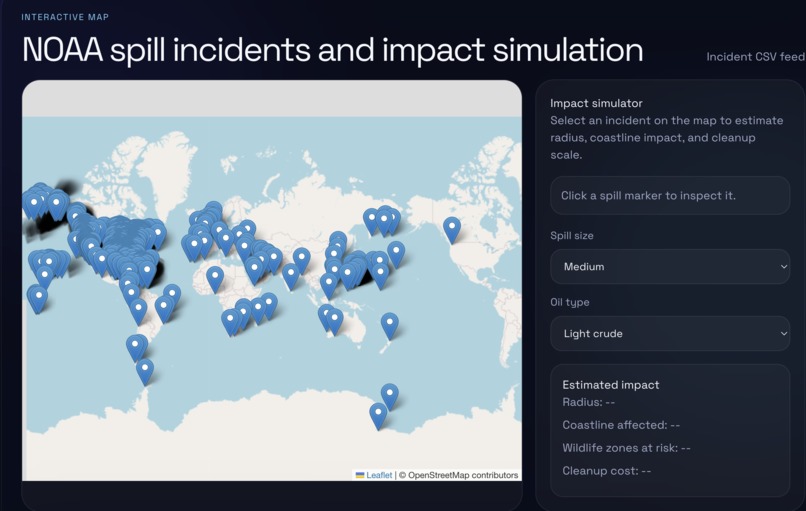 OilWatch – screenshot 2