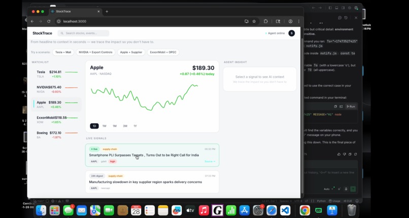 StockTrace – screenshot 1