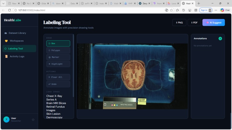HealthLabs – screenshot 3