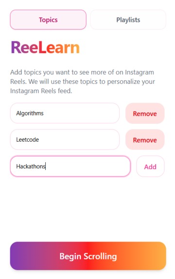 ReeLearn – screenshot 1