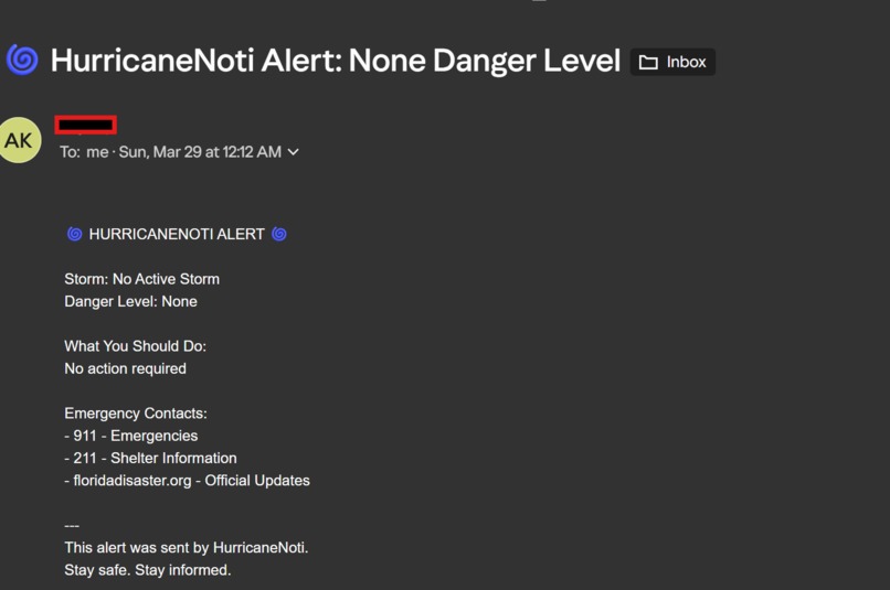 HurricaneNoti – screenshot 5