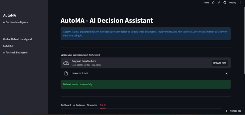 AutoMA – screenshot 1