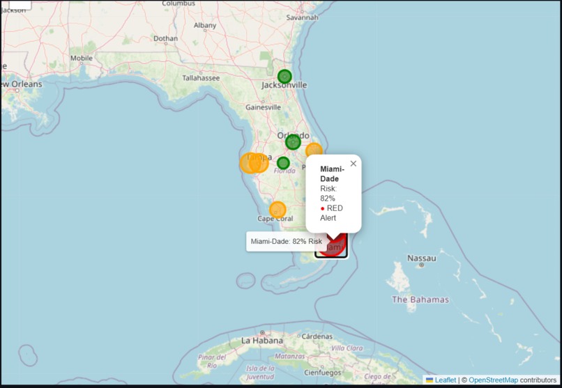 Disaster Risk Prediction – screenshot 1