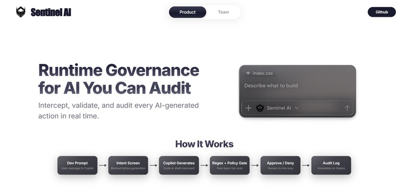Sentinel AI – screenshot 2