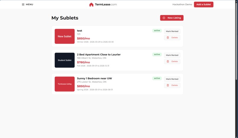 TermLease – screenshot 1