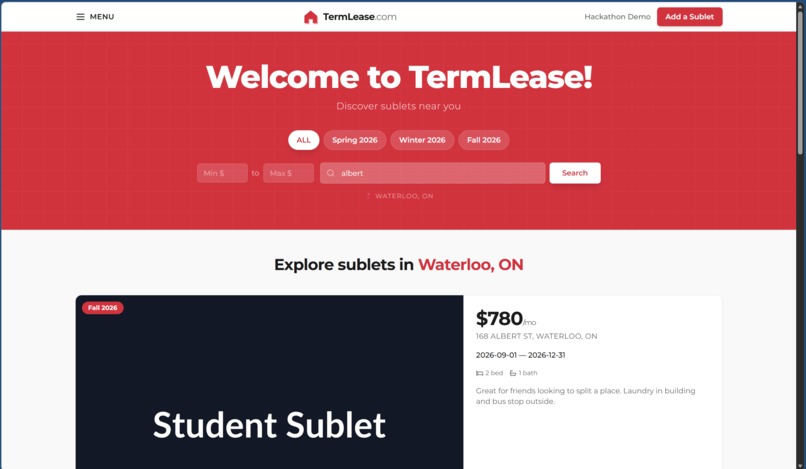 TermLease – screenshot 2