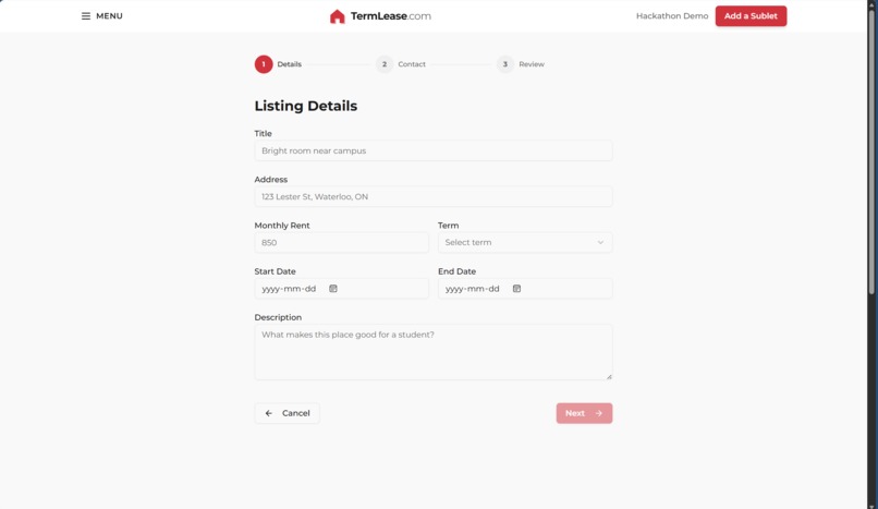TermLease – screenshot 3