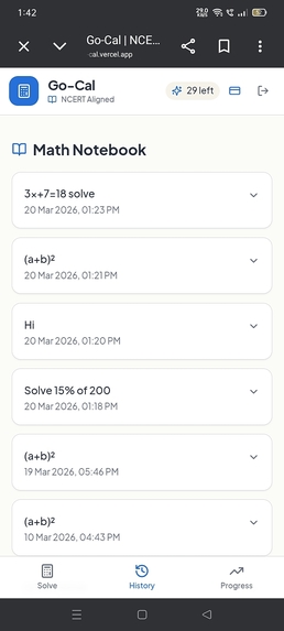 Go-cal – screenshot 2