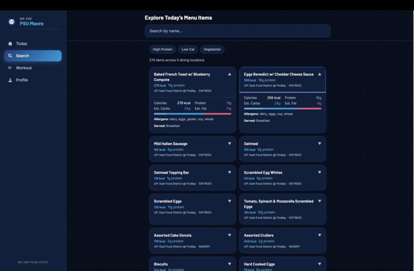 Healthier@PSU – screenshot 6