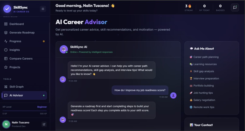 SkillSync AI – Career Intelligence Platform – screenshot 2