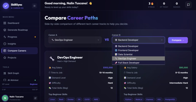SkillSync AI – Career Intelligence Platform – screenshot 4