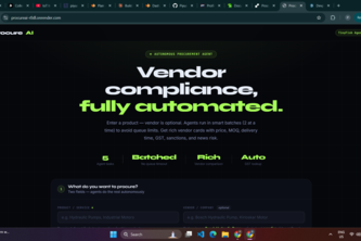 ProcureAI: Autonomous Vendor Compliance Agent