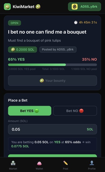 KiwiMarket – screenshot 2