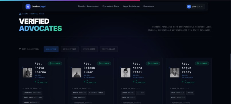 Lumina: AI Justice Platform – screenshot 2