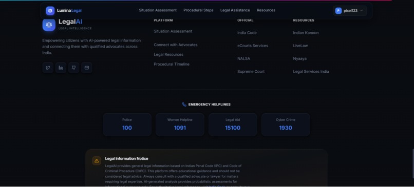 Lumina: AI Justice Platform – screenshot 3