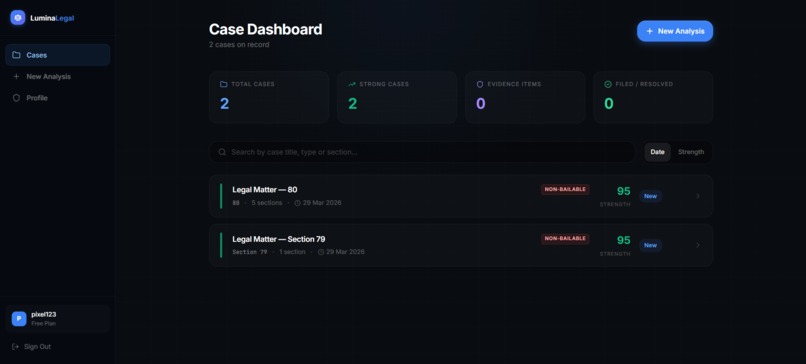 Lumina: AI Justice Platform – screenshot 5