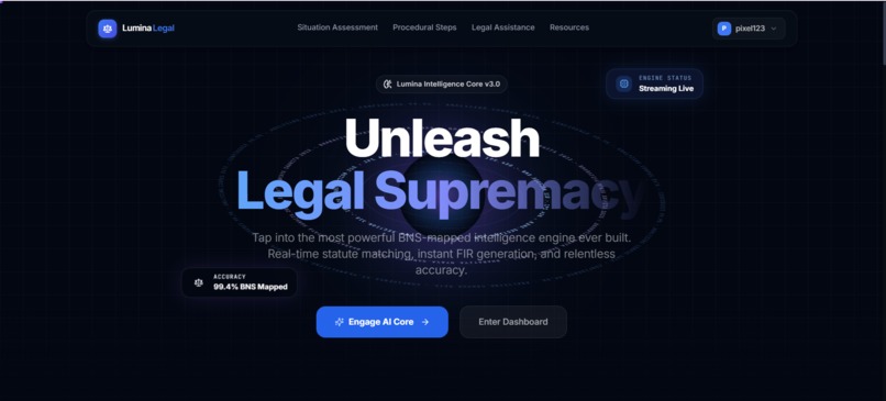 Lumina: AI Justice Platform – screenshot 1