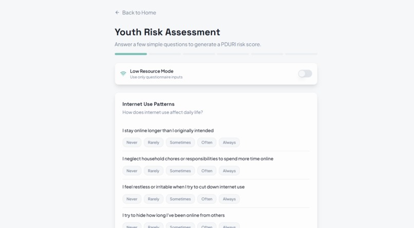 AURA: AI Early Warning for Youth Digital Addiction – screenshot 3