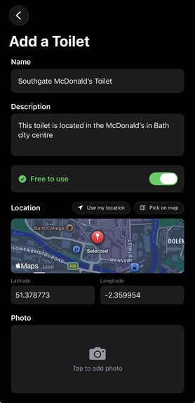 Find My Toilet – screenshot 4