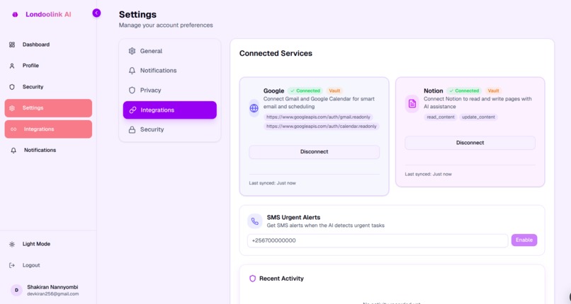 Londoolink AI – screenshot 4