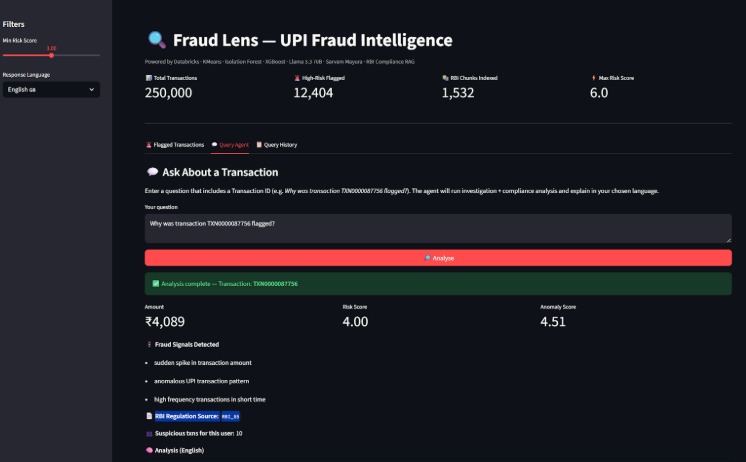 FraudLens – screenshot 2