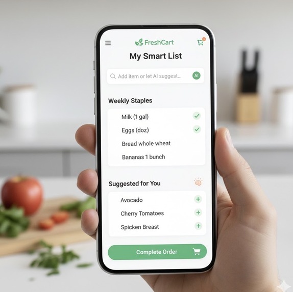 Smart Grocery Delivery App – screenshot 1
